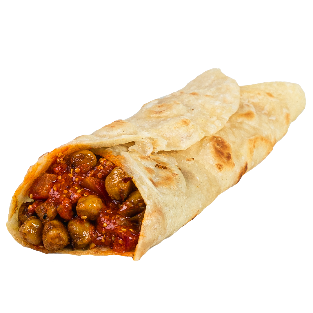 Vegan Chana Masala Roll